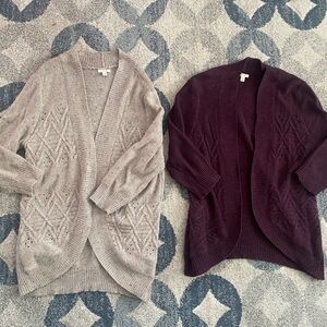 2 petite cardigans